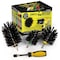 Drill Brush Power Scrubber By Useful Products 5 in W 7 in L Brush, Black K-S-JOM-HD-QC-DB - alternate 1